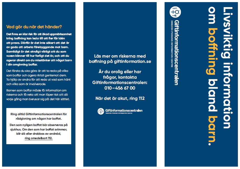 Informationsfolder Bild på folder